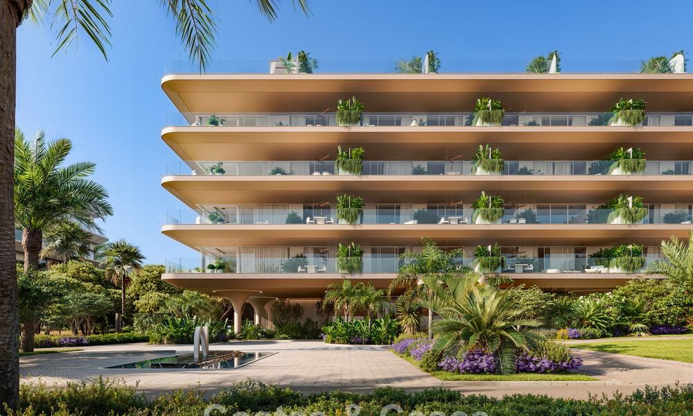 Lancering! Avant-gardische luxe appartementen te koop met zeezicht op een steenworp van het strand en de boulevard in Estepona 797184