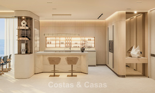 Lancering! Avant-gardische luxe appartementen te koop met zeezicht op een steenworp van het strand en de boulevard in Estepona 797189 