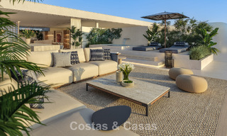 Lancering! Avant-gardische luxe appartementen te koop met zeezicht op een steenworp van het strand en de boulevard in Estepona 797194 