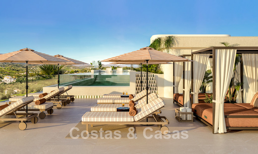 Lancering! Avant-gardische luxe appartementen te koop met zeezicht op een steenworp van het strand en de boulevard in Estepona 797200