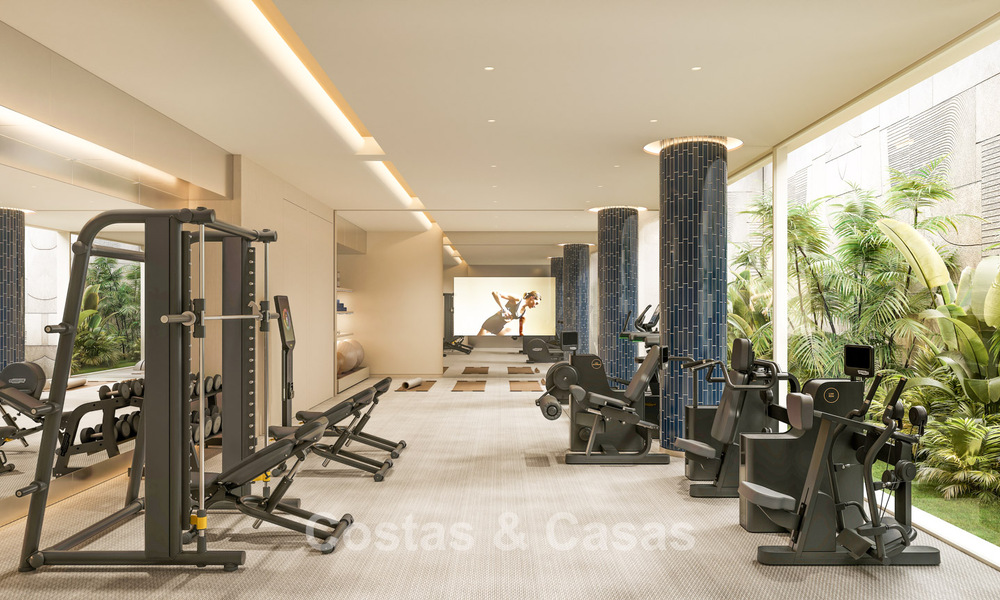 Lancering! Avant-gardische luxe appartementen te koop met zeezicht op een steenworp van het strand en de boulevard in Estepona 797205