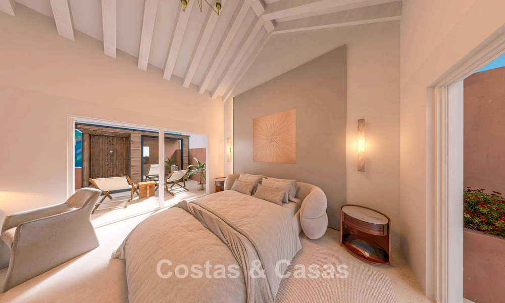 Luxueus duplex penthouse te koop in een vijfsterren strandcomplex op de New Golden Mile tussen Marbella en Estepona 797281