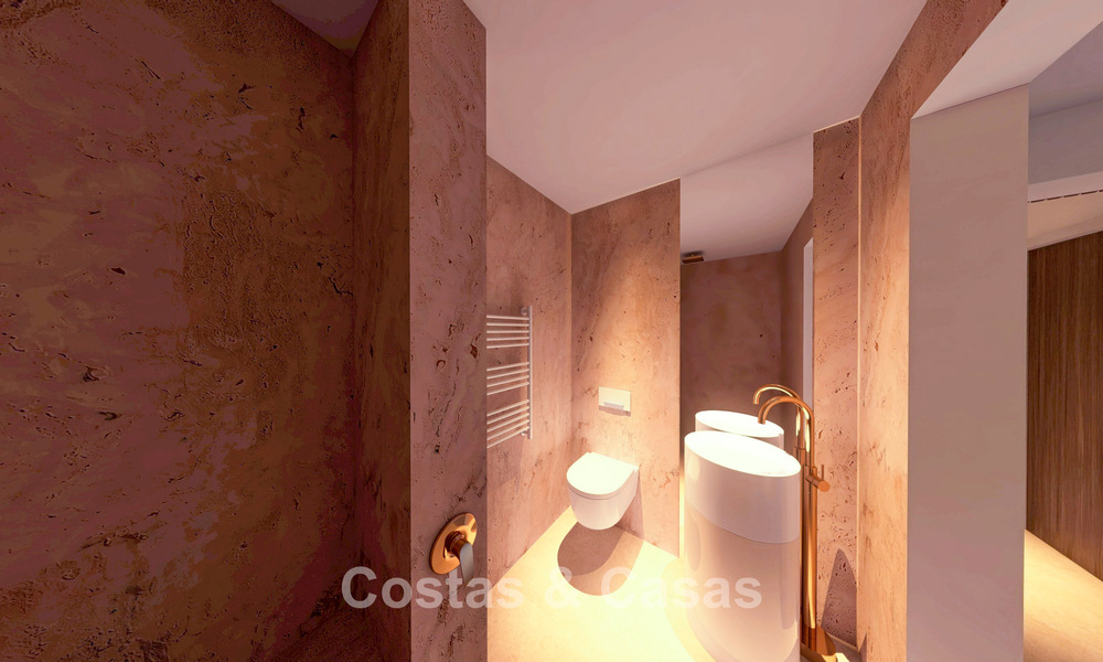 Luxueus duplex penthouse te koop in een vijfsterren strandcomplex op de New Golden Mile tussen Marbella en Estepona 797299