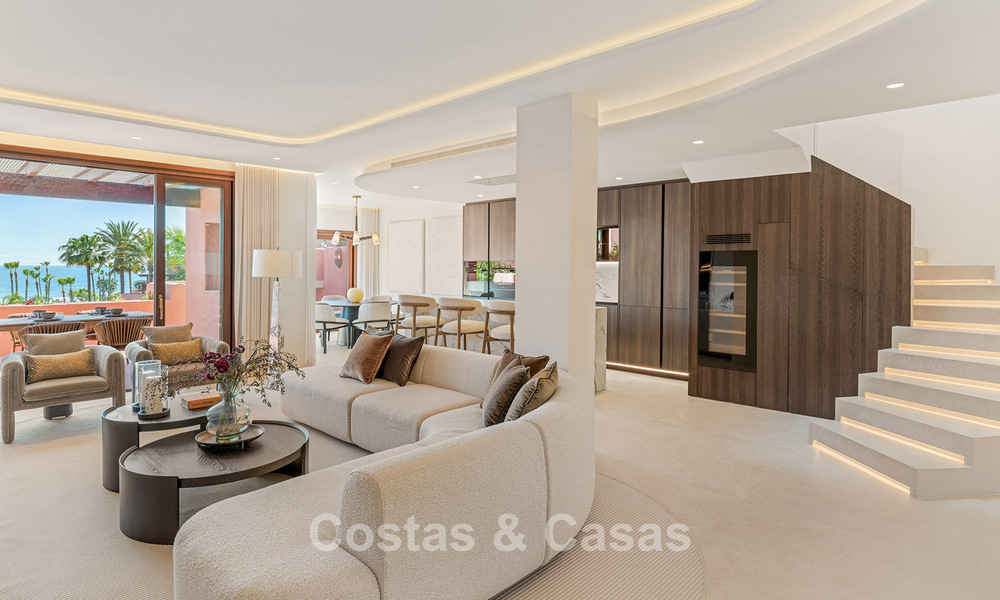 Luxueus duplex penthouse te koop in een vijfsterren strandcomplex op de New Golden Mile tussen Marbella en Estepona 797768
