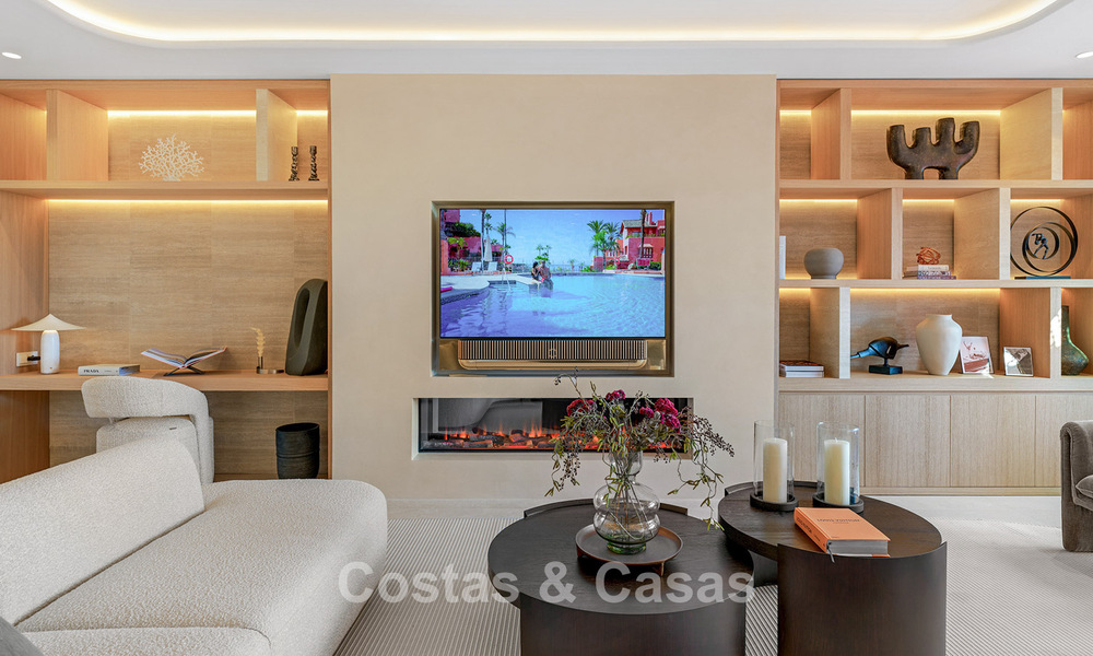 Luxueus duplex penthouse te koop in een vijfsterren strandcomplex op de New Golden Mile tussen Marbella en Estepona 797769