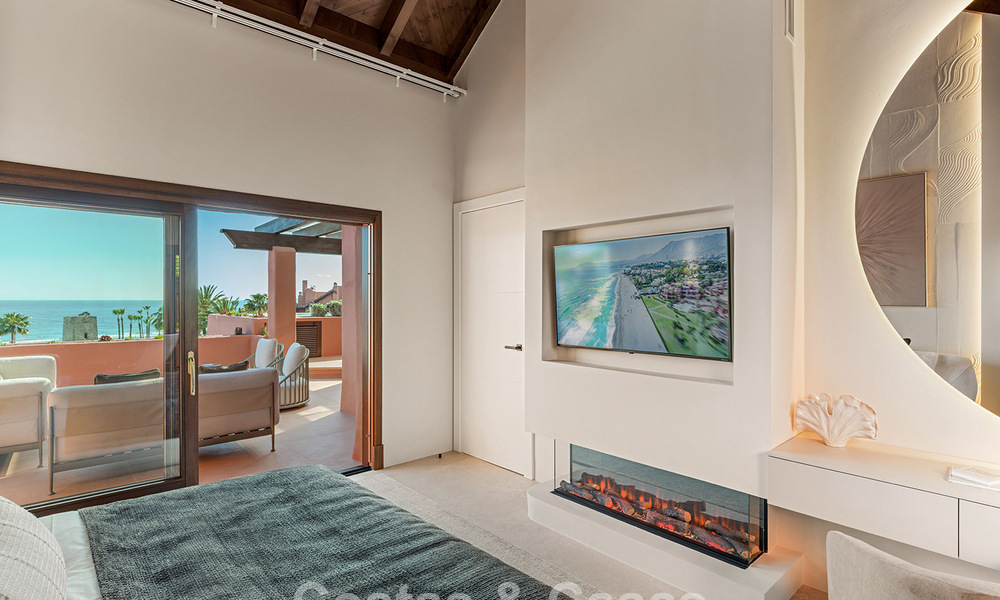 Luxueus duplex penthouse te koop in een vijfsterren strandcomplex op de New Golden Mile tussen Marbella en Estepona 797793