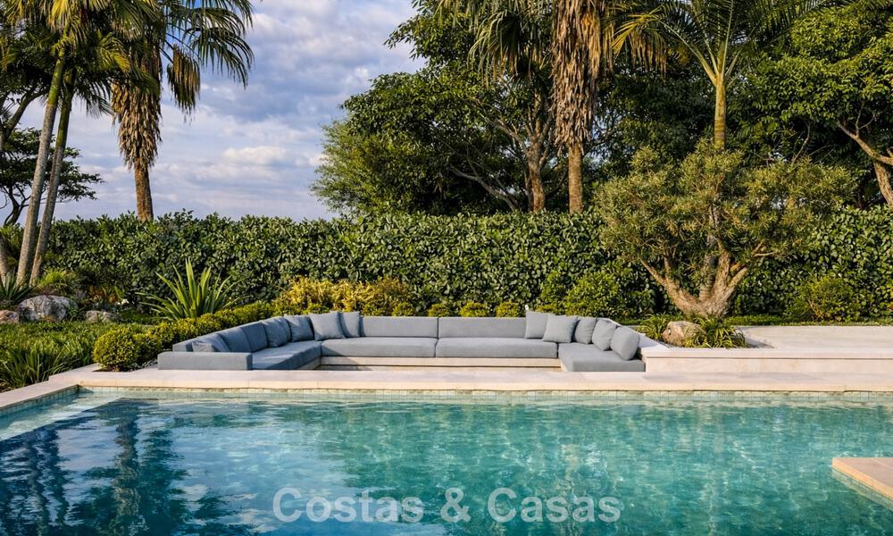 Nieuwe, modernistische luxevilla te koop grenzend aan de golfbaan in Mijas, Costa del Sol 798122