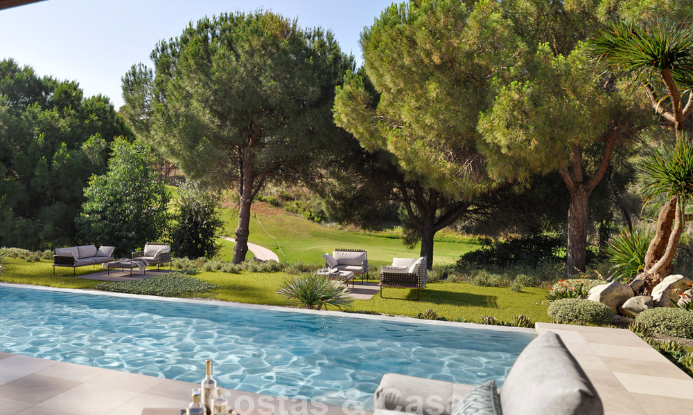 Nieuwe, modernistische luxevilla te koop grenzend aan de golfbaan in Mijas, Costa del Sol 798131