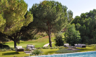 Nieuwe, modernistische luxevilla te koop grenzend aan de golfbaan in Mijas, Costa del Sol 798132 