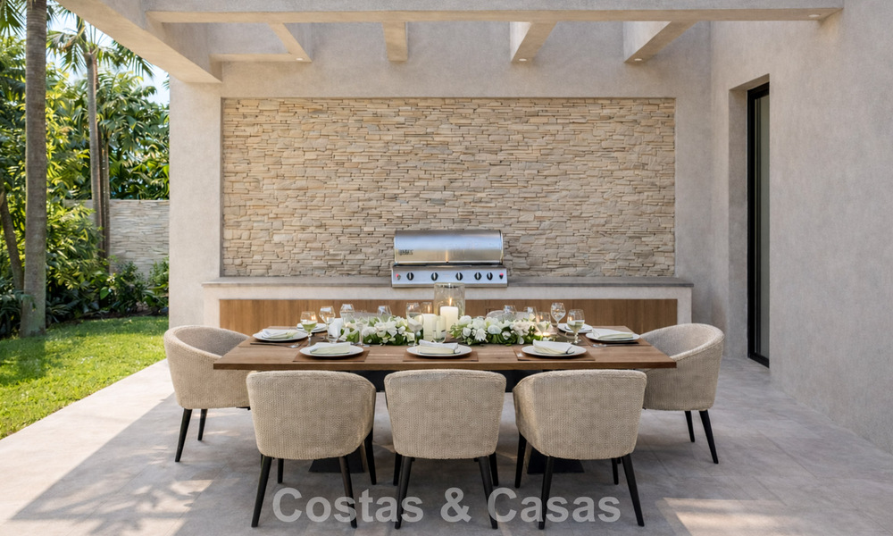Nieuwe, modernistische luxevilla te koop grenzend aan de golfbaan in Mijas, Costa del Sol 798135
