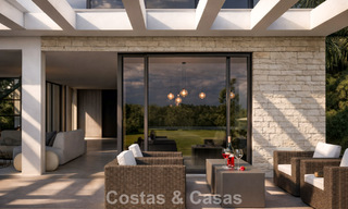 Fantastische frontline golfvilla met fenomenaal uitzicht te koop in La Cala Golf Resort in Mijas, Costa del Sol 798142 