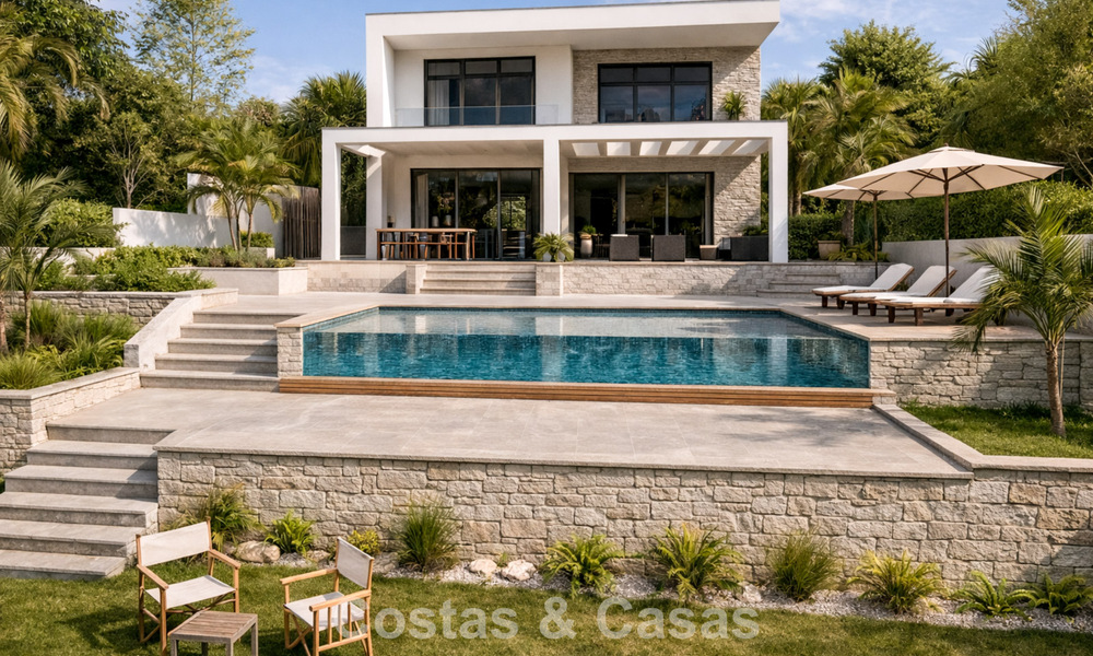 Fantastische frontline golfvilla met fenomenaal uitzicht te koop in La Cala Golf Resort in Mijas, Costa del Sol 798143