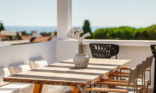 Gerenoveerd schakelwoning te koop aan de Golden Mile op loopafstand van het strand en Puente Romano, Marbella 797302 