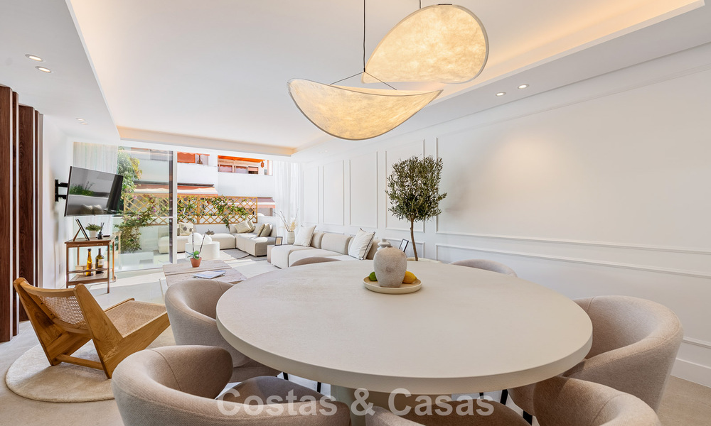 Gerenoveerd schakelwoning te koop aan de Golden Mile op loopafstand van het strand en Puente Romano, Marbella 797319