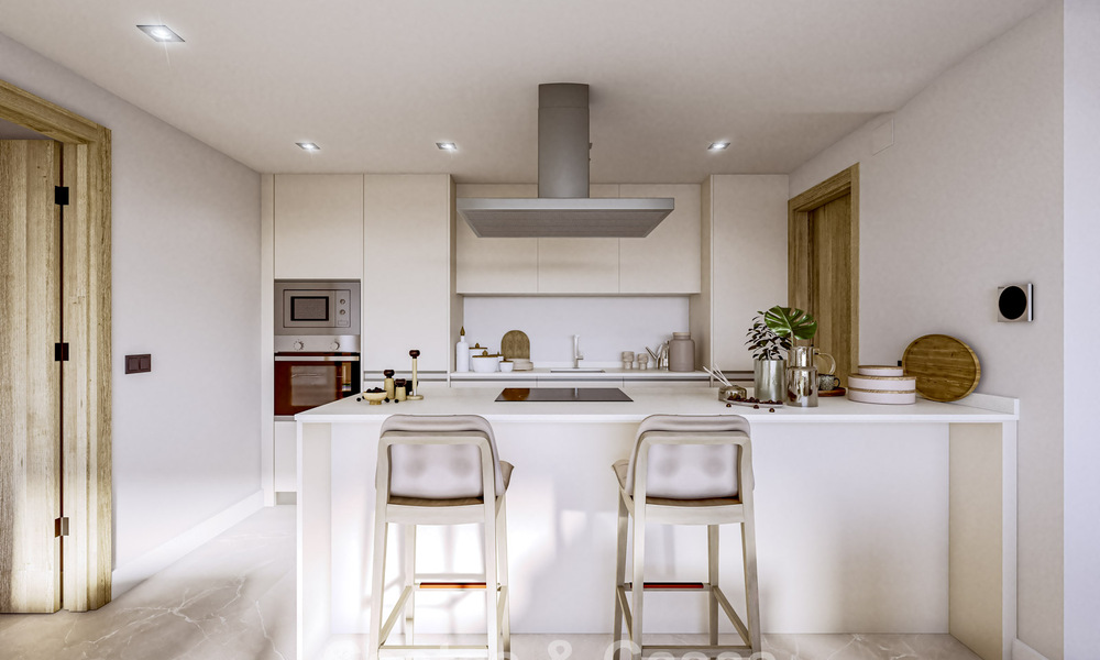 Moderne nieuwbouwappartementen met spectaculair uitzicht te koop vlakbij Marbella aan de Costa del Sol 797145