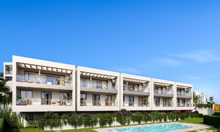 Resale – Nieuwbouw design rijtjeshuis te koop, strandzijde Elviria, Marbella Oost 797044 