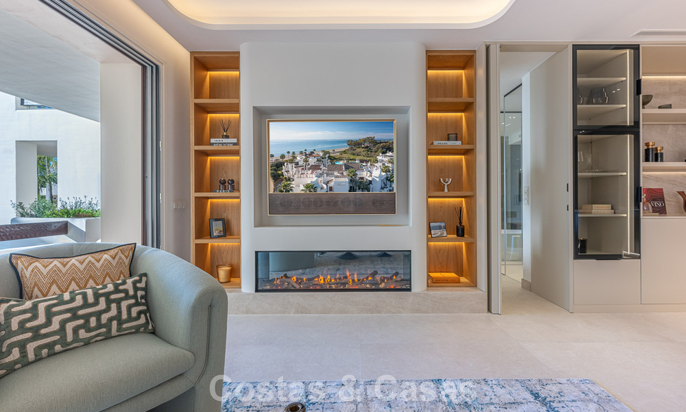Eersteklas appartement te koop met zeezicht in een strandcomplex op de New Golden Mile tussen Marbella en Estepona 797406