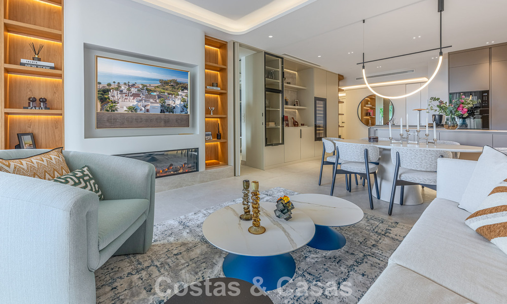Eersteklas appartement te koop met zeezicht in een strandcomplex op de New Golden Mile tussen Marbella en Estepona 797407