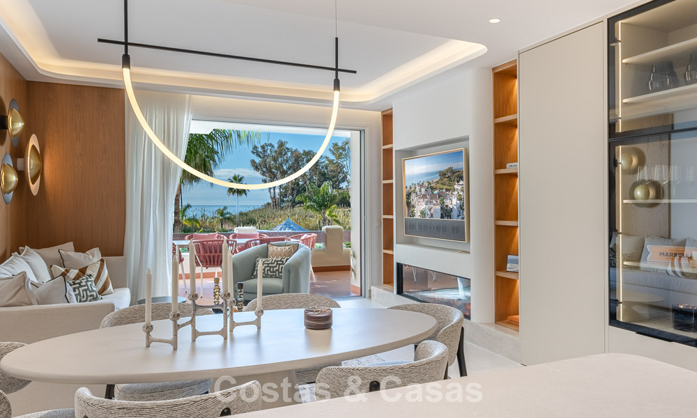 Eersteklas appartement te koop met zeezicht in een strandcomplex op de New Golden Mile tussen Marbella en Estepona 797416
