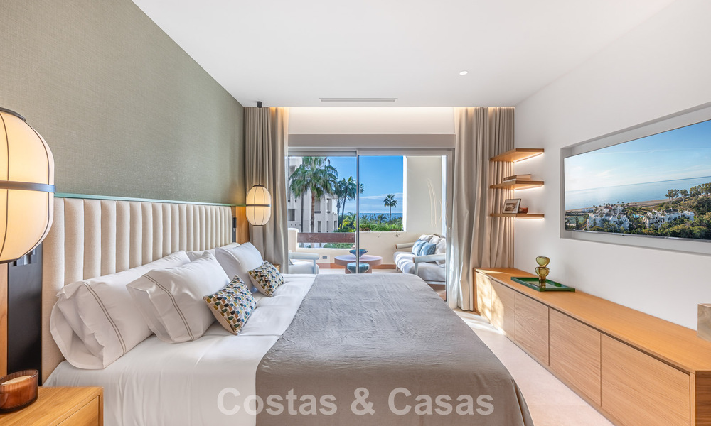 Eersteklas appartement te koop met zeezicht in een strandcomplex op de New Golden Mile tussen Marbella en Estepona 797454