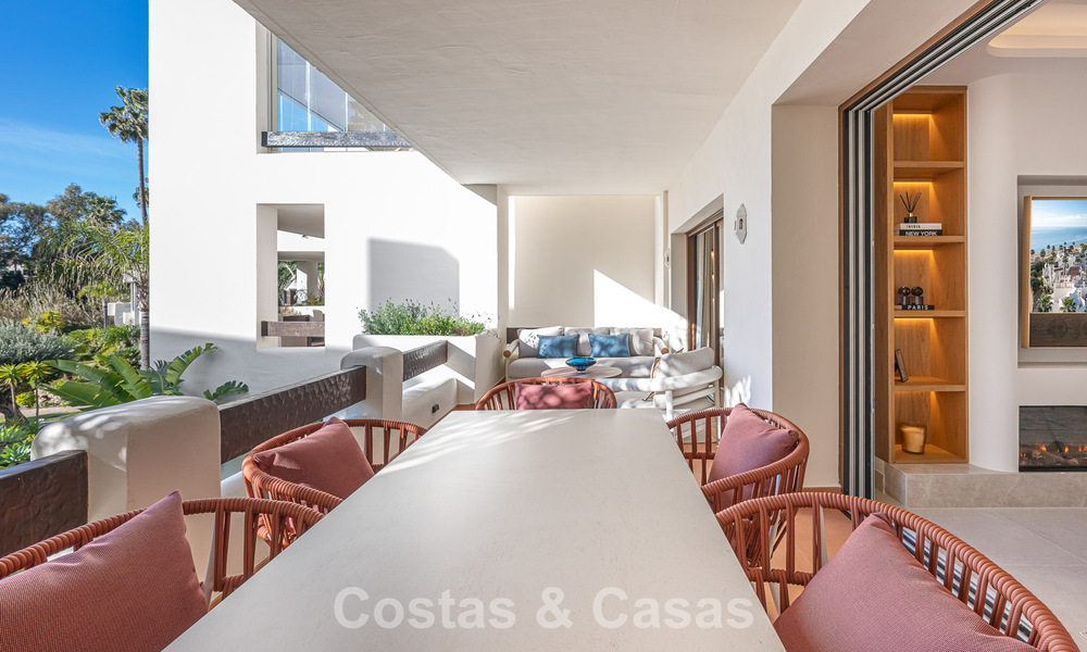 Eersteklas appartement te koop met zeezicht in een strandcomplex op de New Golden Mile tussen Marbella en Estepona 797463