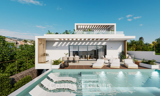Nieuw villaproject te koop dicht bij het strand en golfbanen in Casares, Costa del Sol 797468 
