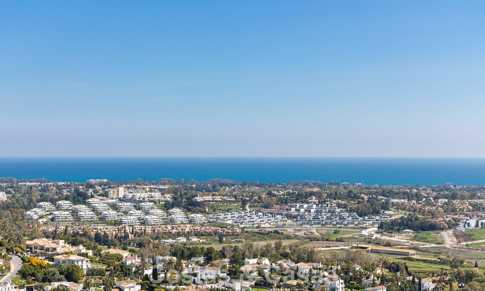 Prestigieus luxepenthouse met panoramisch golf- en zeezicht te koop in Marbella - Benahavis 797517