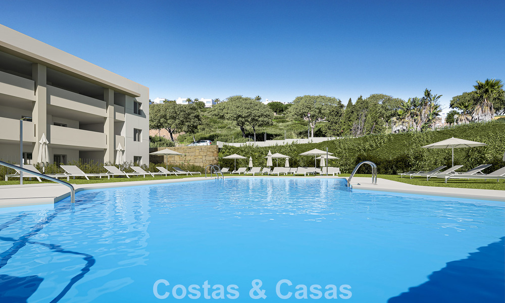 Hedendaagse luxe nieuwbouwappartementen met betoverend zeezicht te koop in Manilva, Costa del Sol 797562