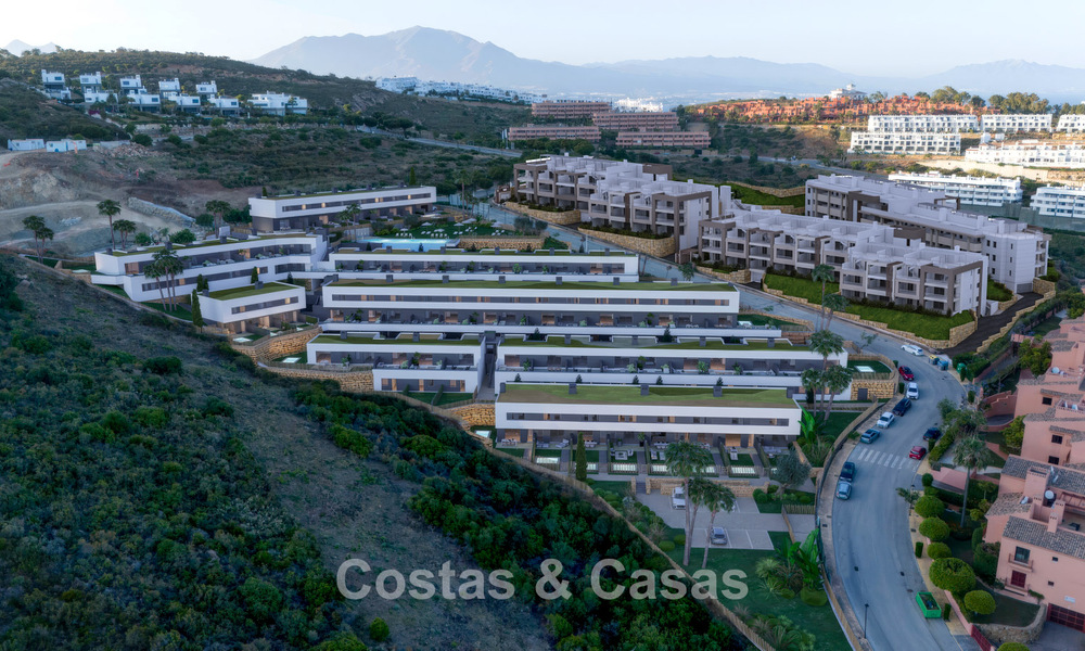 Hedendaagse luxe nieuwbouwappartementen met betoverend zeezicht te koop in Manilva, Costa del Sol 797563
