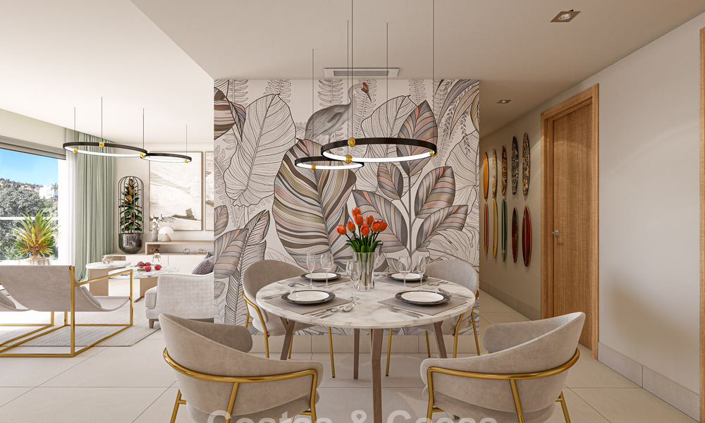 Hedendaagse luxe nieuwbouwappartementen met betoverend zeezicht te koop in Manilva, Costa del Sol 797568