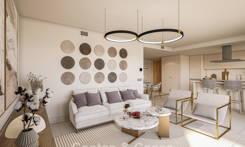 Hedendaagse luxe nieuwbouwappartementen met betoverend zeezicht te koop in Manilva, Costa del Sol 797569