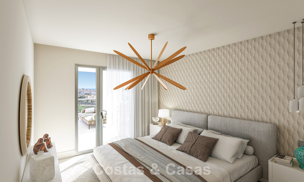 Hedendaagse luxe nieuwbouwappartementen met betoverend zeezicht te koop in Manilva, Costa del Sol 797581
