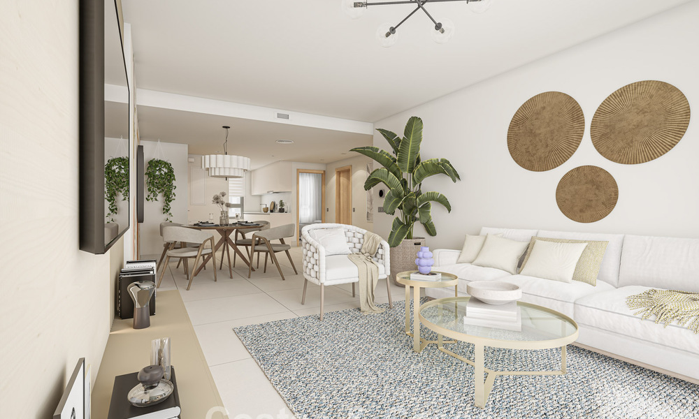 Hedendaagse luxe nieuwbouwappartementen met betoverend zeezicht te koop in Manilva, Costa del Sol 797584