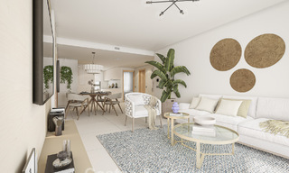 Hedendaagse luxe nieuwbouwappartementen met betoverend zeezicht te koop in Manilva, Costa del Sol 797584 