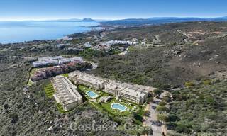 Hedendaagse luxe nieuwbouwappartementen met betoverend zeezicht te koop in Manilva, Costa del Sol 797589 