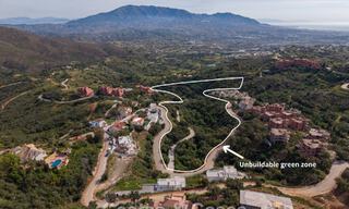 Gloednieuwe moderne villa met panoramisch zeezicht te koop in een natuurlijke setting ten oosten van Marbella centrum 797606 