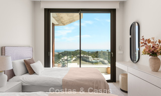 Lichtrijk, eigentijds luxe penthouse te koop met zeezicht in de heuvels van La Quinta Resort in Marbella - Benahavis 797694 