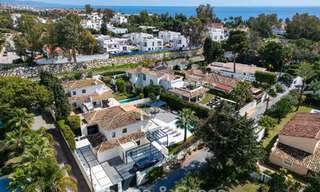 Hedendaagse Mediterrane villa te koop op loopafstand van het strand en voorzieningen van San Pedro, Marbella 797899 