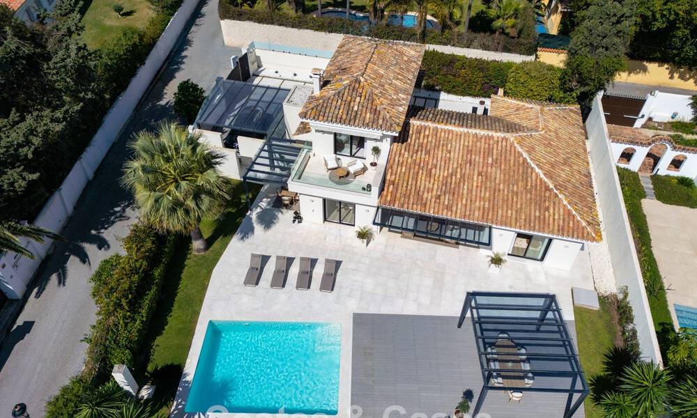 Hedendaagse Mediterrane villa te koop op loopafstand van het strand en voorzieningen van San Pedro, Marbella 797901
