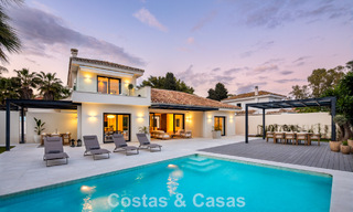 Hedendaagse Mediterrane villa te koop op loopafstand van het strand en voorzieningen van San Pedro, Marbella 797904 
