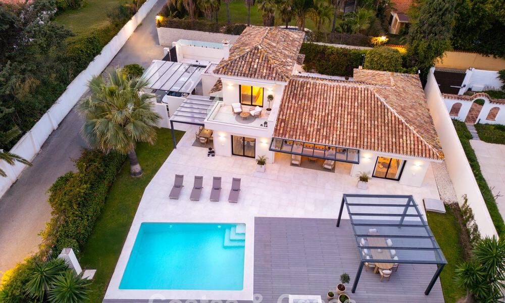 Hedendaagse Mediterrane villa te koop op loopafstand van het strand en voorzieningen van San Pedro, Marbella 797908