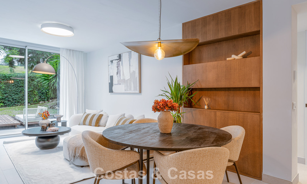 Stijlvol gerenoveerd tuinappartement te koop aan een hoogstaande golfbaan in La Quinta, Benahavis - Marbella 797946