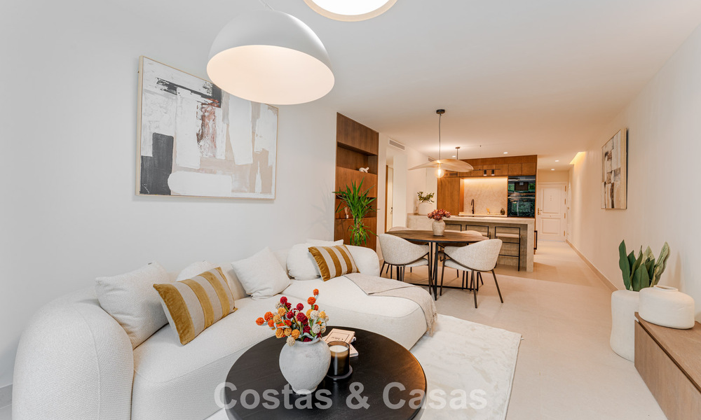 Stijlvol gerenoveerd tuinappartement te koop aan een hoogstaande golfbaan in La Quinta, Benahavis - Marbella 797948