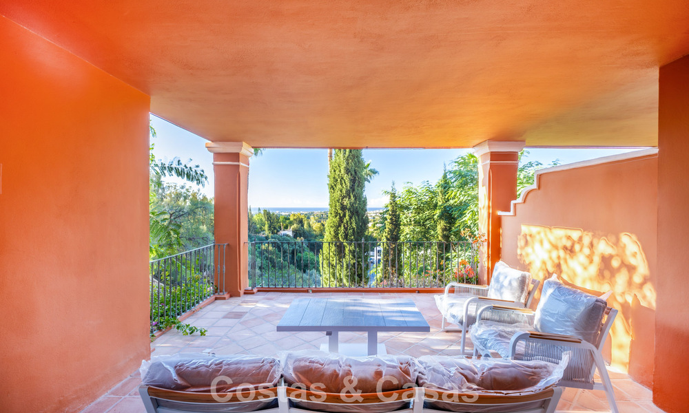 Instapklaar, ruim, luxe appartement met zeezicht te koop in Marbella - Benahavis 798167