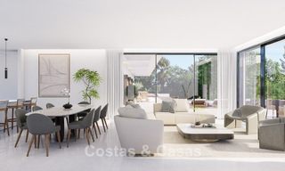 Luxueus villaproject te koop grenzend aan de golfbaan in Casares, Costa del Sol 798382 
