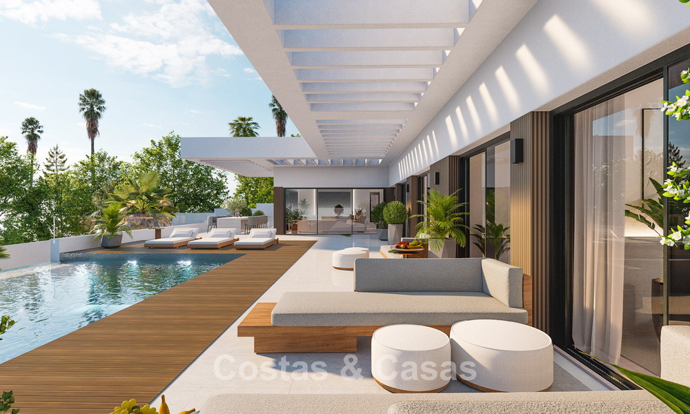 Luxueus villaproject te koop grenzend aan de golfbaan in Casares, Costa del Sol 798384