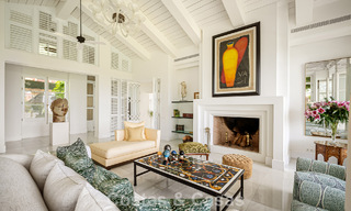 Statige luxevilla in een klassiek mediterrane bouwstijl en met prachtige siertuinen te koop in Sierra Blanca, Marbella 798485 