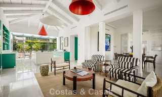 Statige luxevilla in een klassiek mediterrane bouwstijl en met prachtige siertuinen te koop in Sierra Blanca, Marbella 798492 