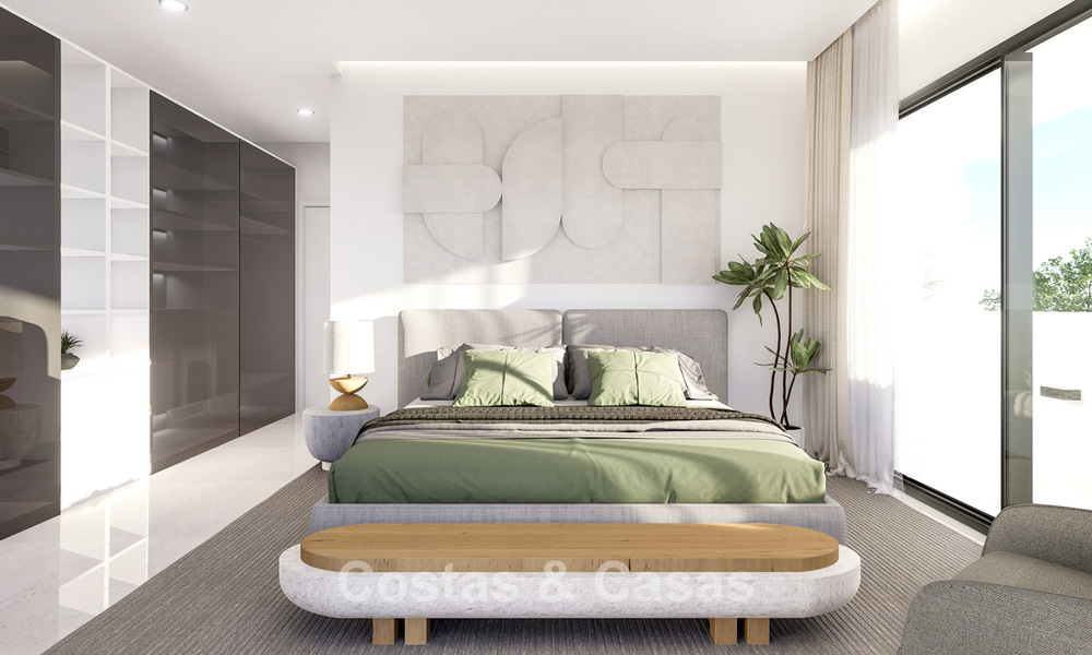 Exclusieve nieuwbouwvilla te koop op enkele minuten van het strand en de golfbanen in Casares, Costa del Sol 798510