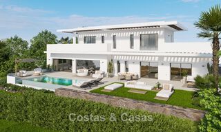 Exclusieve nieuwbouwvilla te koop op enkele minuten van het strand en de golfbanen in Casares, Costa del Sol 798512 